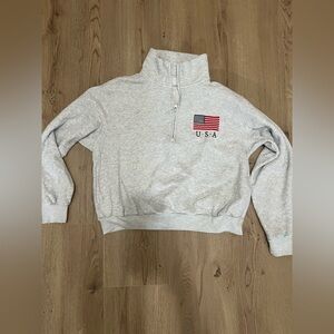 Hollister Gray Blazer Classic Suit Jacket